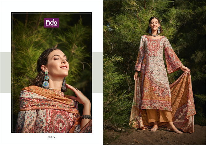 Fida Kavisha Kashmiri Wool Dress Material Collection
